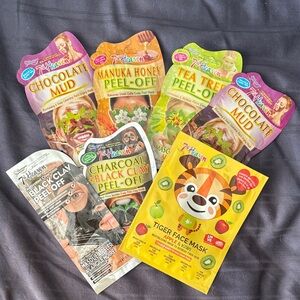 Lot of 7 Various 7th Heaven Face Masks